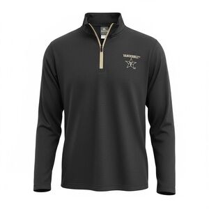 Knights Apparel Black and Gold Quarter-Zip Jacket - Hello Mr. Vanderbilt